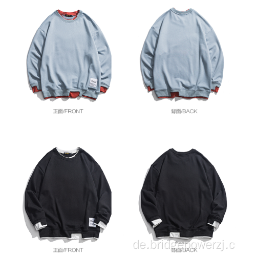 Heißer Verkauf Mode-Ebene-Sweatshirts für Männer